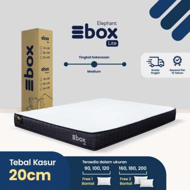 Elephant Ebox Lite Kasur springbed in a box Bonnell Spring 180 x 200
