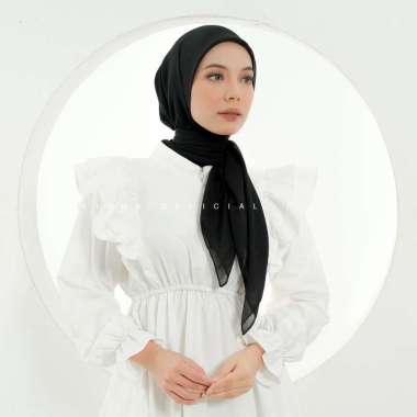 Hijab Paris Premium Kerudung Paris Jadul Segi Empat By Kalishaofficial Black