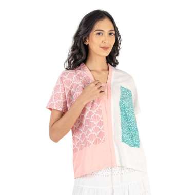 Blouse Wanita - Bhatara Batik Ria Blouse L-XL Pink 5031G