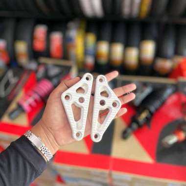 KUPINGAN BREKET LAMPU BILLET ALUMUNIUM CNC CLASS A
