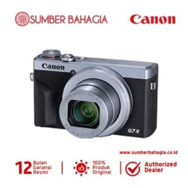 Sumber Bahagia - Canon Powershot G7X Mark III digital kamera Silver
