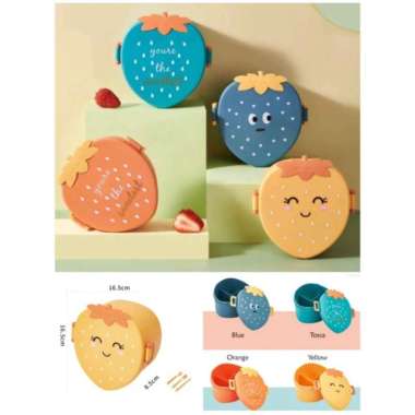 Kotak Bento Lunch Box Karakter Lucu Kotak Makan Siang Anak Bpa Free Tempat Bekal Animasi Anti Tumpah