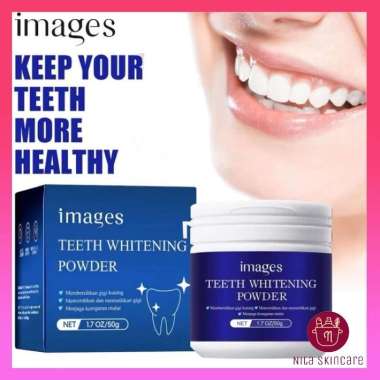Pemutih Gigi Serbuk Mint Snap On smile 30g Teeth Whitening Powder Mint