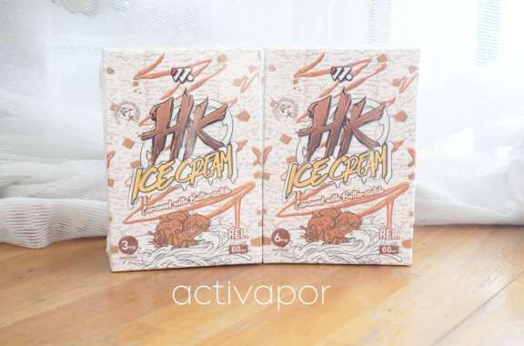 HK Ice Cream Caramel With Butterscouth 60ml Wise Juice Liquid Vape 6mg