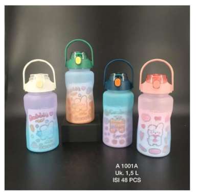 Botol Air Minum Motivasi Viral Aurel Kapasitas Jumbo 2 Liter Dengan Skala Pengingat Waktu Bpa Free R