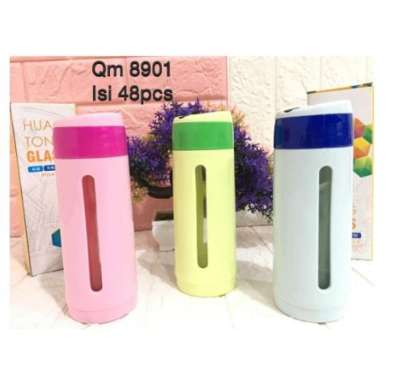 Botol Minum Mini Kaca Model Aladin Botol Kaca Mini Kelinci Botol Mini Bunny Cute Kualitas Terbaik MO