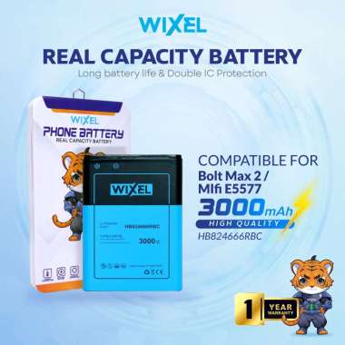 WIXEL Baterai HB824666RBC Modem Wifi Bolt Max 2 E5577 E5673 E5573 E5576 Max2 Double Power Real Capac