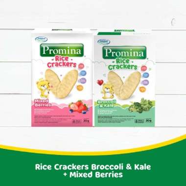 Promina Rice Crackers 1+ - Snack bayi (1pcs) Broccoli & Kale
