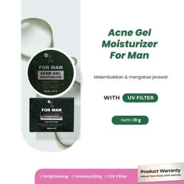 NEW SYB MOISTURIZER GEL FOR MAN 1 PCS MOISTURIZER FORMAN BIRU