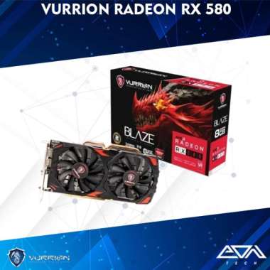 VGA CARD VURRION RADEON RX 580 8GB GDDR5 256bit Garansi 2tahun
