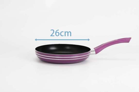 Fry Pan Yi Tong Warna Teflon Yi Tong Panci Teflon Frypan warna Frypan anti lengket Fry pan Marble 26