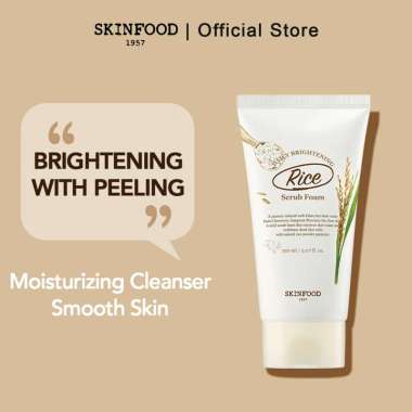 SKINFOOD Rice Daily Brightening Scrub Foam