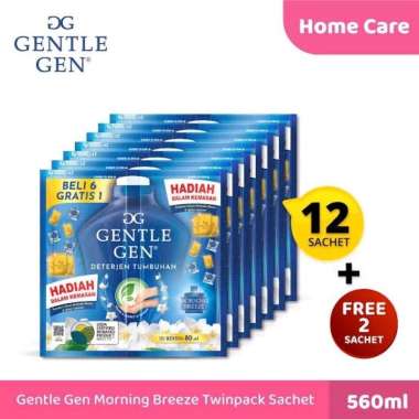 Gentle Gen Detegent Cair Konsentrat Sachet 1 Renceng MERAH