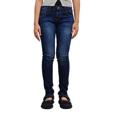 3Second Women's Long Skinny Jeans Denim On OL-C011024 XL Light Blue