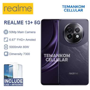 Realme 13 + 5G RAM 24GB 12+14 Extend REALME 13 PLUS 12/256 12GB 256GB Baru Realme 13+ GARANSI RESMI 