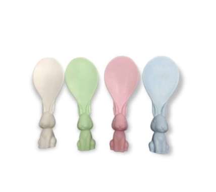 Centong Nasi Lubang Saringan Mie Model Kelinci Bahan Plastik Set Spatula Mini CENTONG NASI ACAK