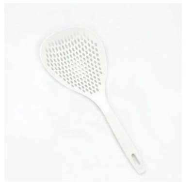 Centong Nasi Lubang Saringan Mie Model Kelinci Bahan Plastik Set Spatula Mini PUTIH