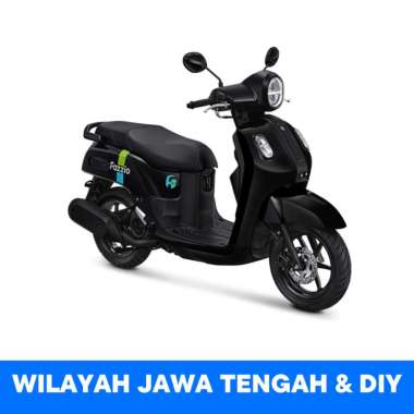 Yamaha Fazzio Hybrid Sepeda Motor [OTR Jawa Tengah & DIY] Black Yogyakarta