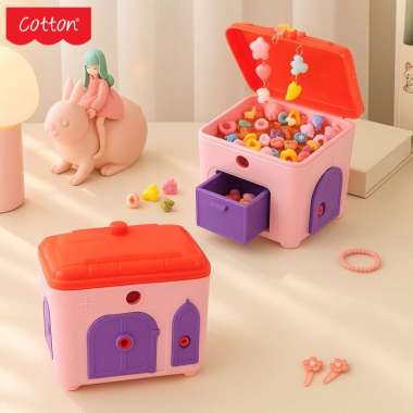 Kotak Perhiasan Mainan Surprise Anak Box Perempuan Cotton Rakit Rangkai DIY Gelang Mainan Anak Perna