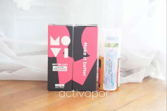 Movi Not So Lazy Salt 30mg 30ml Caramel Macchiato Saltnic Komodo Breakfast