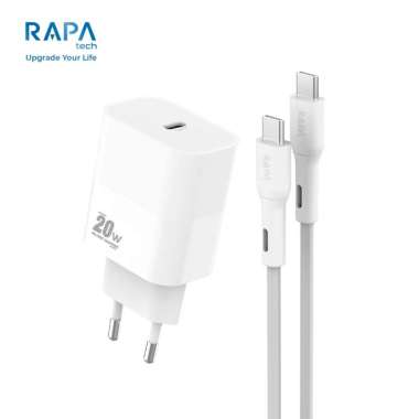 RAPA tech Power II Charger for iPhone 11 12 13 14 15 (PD 20W) MFi Kabel C to Lightning DC6064 Charge