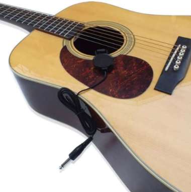 Spul Gitar Pick Up Gitar Pengeras Suara Gitar Akustik Ukulele Hitam