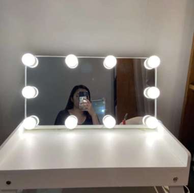 Lampu Cermin Selebgram Lampu Meja Selfie Make UP Lampu Selfie Lampu Hias isi 10