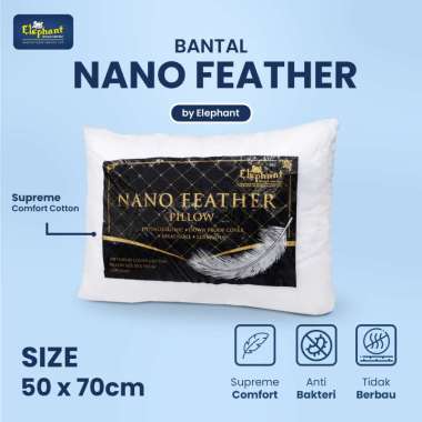 Elephant Nano Feather Pillow Bulu Angsa Sintetis 3 Bantal