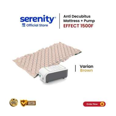 Serenity Kasur Decubitus Effect 1500F | Kasur Dekubitus + Pump Effect 1500F 1500F BROWN