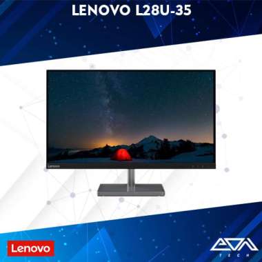 Lenovo L28U-35 Monitor(28"/4K/IPS/60Hz/4ms/2xHDMI/DP/Speaker/Ergonomic Packing kayu