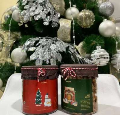 Kue Hampers Hadiah Parsel Natal Cantik Hampers Natal Kue Natal Tahun Baru Parcel Natal Hadiah Natal 