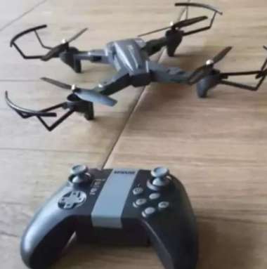DRONE MINI DRONE TERBANG STABIL DRONE MURAH DRONE KAMERA REKAM DRON OTOMATIS Hitam