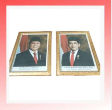 Pigura Foto Presiden Terbaru Foto Presiden dan Wakil Presiden Pigura Presiden Satu Paket Presiden + 