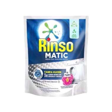 Rinso Matic Detergent Cair Mesin Bukaan Depan Front Load 1.45 Liter