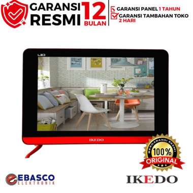 LED TV IKEDO 24 Inch LT 24P1D / LT24P1D Digital TV - Full HD Murah