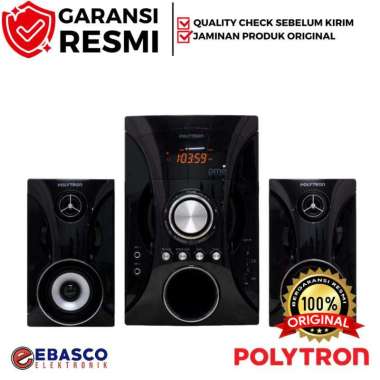 Speaker Aktif POLYTRON PMA 9525 - Ekstra Bass Bluetooth Remote Control