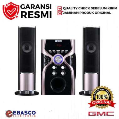 Speaker Aktif GMC 887 G - Bluetooth USB & Remote Control