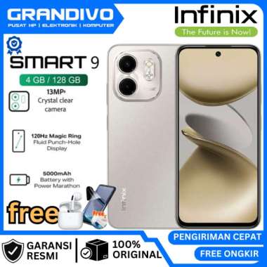 PROMO HP Infinix Smart 9 4GB/128GB New BNIB Garansi Resmi Infinix - Grandivo RAM 3GB/64GB Neo Titani