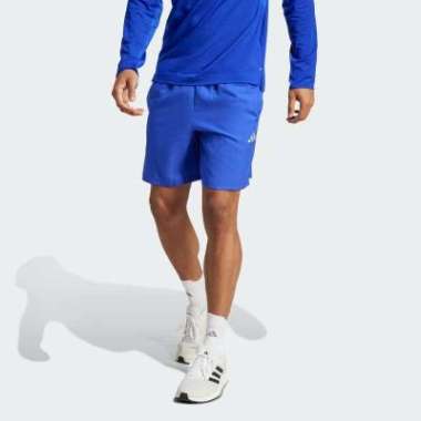 adidas Men Training Gym+ Wv Short Celana Fitness Pendek Pria [IZ4795] A/S5" lucid blue