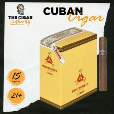 Montecristo Edmundo Cuba Cigar Cerutu Paper Box of 15 Sticks