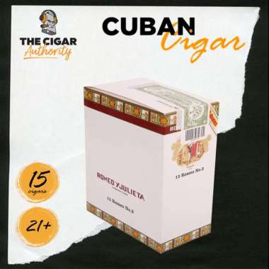 Romeo y Julieta No. 2 Tubos Cuba Cigar Cerutu Paper Box of 15 Sticks