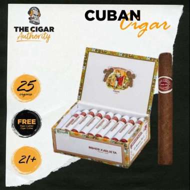 Romeo y Julieta No. 3 Tubos Cuba Cigar Cerutu Box of 25 Sticks