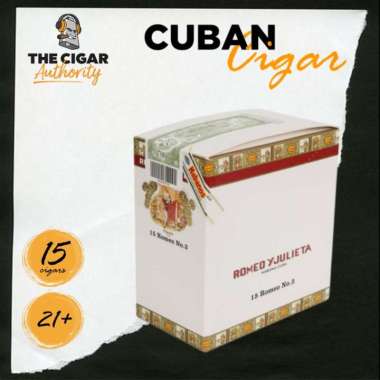 Romeo y Julieta No. 3 Tubos Cuba Cigar Cerutu Paper Box of 15 Sticks