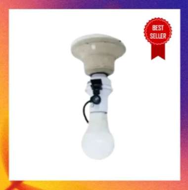 Lampu Otomatis Nyala Saat Malam Fitting Lampu Plafon Lampu Sensor Cahaya Siang Malam Nyala Otomatis 