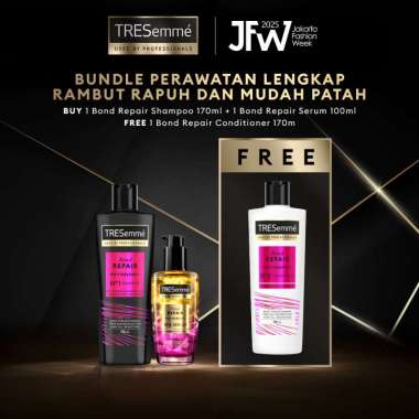 Bundle TRESemme Bond Repair - Treatment Rambut Rapuh dan Mudah Patah [Shampoo 170 mL + Serum 100 mL 