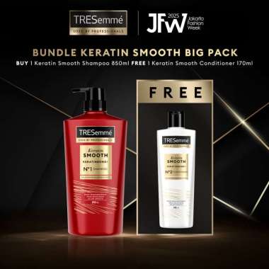 [BIG PACK] Bundle Keratin Smooth - TRESemme Keratin Basic [Shampoo 850 mL + Free Conditioner 170 mL]