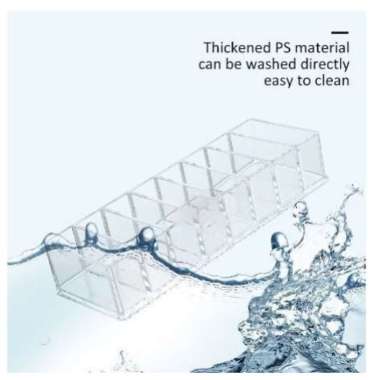 Rak Tempat Lipstik Akrilik Organizer Lipstic Holder Rack Penyimpanan Lipstick Kosmetik Acrylic Susun