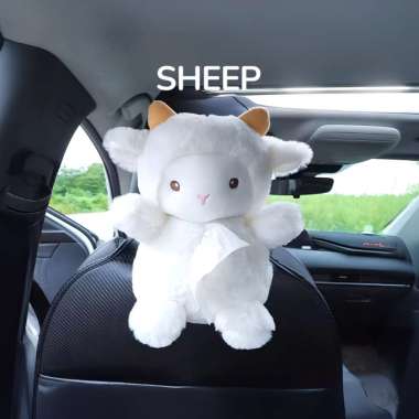 Goto Amber Tempat Tisu Mobil Gantung Tissue Cover Kotak Tisue Karakter SHEEP