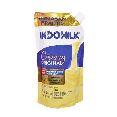 Indomilk - Susu Kental Manis - 260g POUCH Kecil PUTIH