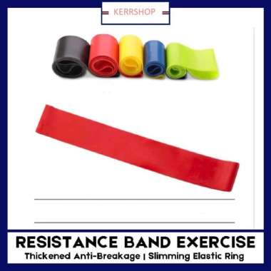 YOGA TENSION BAND YOGA RESISTANCE BAND BESAR KARET YOGA GYM PILATES MERAH